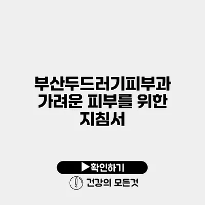 부산두드러기피부과 가려운 피부를 위한 지침서